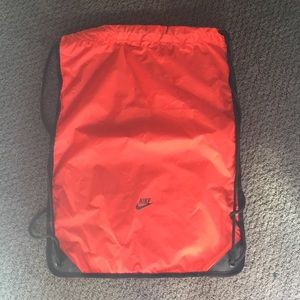 Red Nike Drawstring Bag